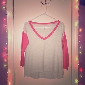 AÈROPOSTALE Knitted V-Neck Tee